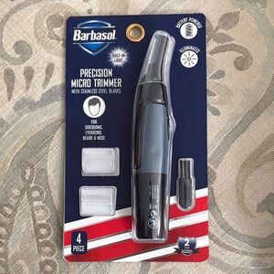 Barba Precision Micro Trimmer - Black and Silver